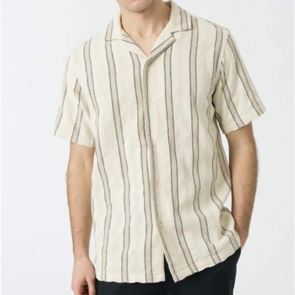 Camisa de linho manga curta